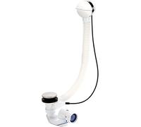 vidage de baignoire - easybain wave - clapet recouvrant 1000 mm - nicoll 0203612