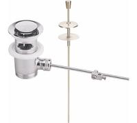 Bonde lavabo/bidet automatique laiton chromé avec tirette