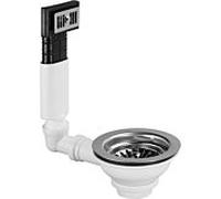 Vidage et trop-plein Viega 325107 pour 90 mm, G11/2x114,5 mm, tamis/panier amovible