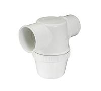 Siphon De Parcours Blanc Pvc-C À Coller - Entrée Horizontale Ø32