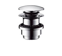 Vidage pour lavabo - HANSGROHE - Push-open 33x42 - Chrome - Avec trop-plein