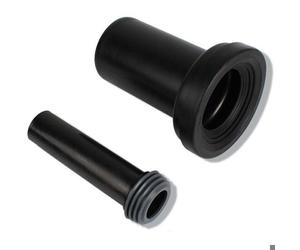 Vidage WC - Jeu de manchettes pour cuvette suspendue - Tuyau d'égout en plastique durable - Dimensions 18,5 x 14,5