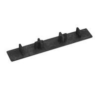 vidaXL 10x Embouts de Terrasse Embouts de Carreau de Terrasse Planche Patio Jardin Extérieur Balcon Piscine Arrière-cour Noir Plastique