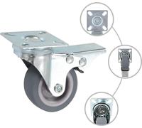 vidaXL 12 pcs. Roues pivotantes 50 mm