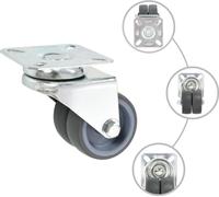 vidaXL 12 pcs. Roues pivotantes avec roues jumelées 50 mm