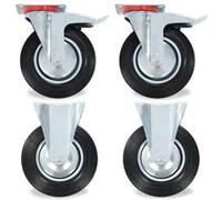 vidaXL 12 pcs. Roulettes 200 mm