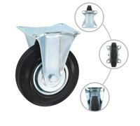 vidaXL 12 pcs. roulettes fixes 125 mm