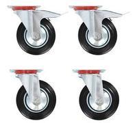 vidaXL 12 pcs. Roulettes pivotantes 160 mm