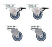 vidaXL 12 pcs Roulettes pivotantes doubles 50 mm