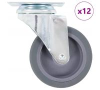 vidaXL 12 Roulettes pivotantes Ø75 mm