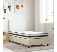 Matelas ressort 120x200 cm vidaxl accueil ferme soutien moelleux epaisseur 21 cm 5 zones housse de matelas G