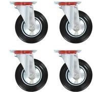 vidaXL 12 pcs. Roulettes pivotantes 160 mm