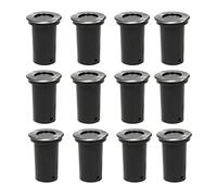 vidaXL Spot encastré de sol extérieur 12 pcs. Rond