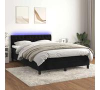 vidaXL 140x190 cm noir LED