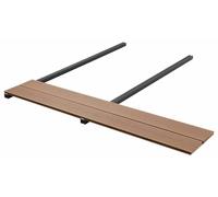 vidaXL : 16 lames de terrasse en bois composite (WPC) en teck