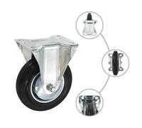 vidaXL 16 pcs. Roues fixes 160 mm