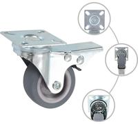 vidaXL 16 pcs. Roues pivotantes 50 mm