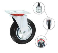 vidaXL 16 pcs. Roulettes pivotantes 160 mm