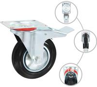 vidaXL 16 pcs. Roulettes pivotantes 160 mm
