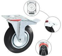 vidaXL 16 pcs. Roulettes pivotantes 200 mm