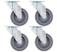 vidaXL 16 pcs Roulettes pivotantes 75 mm