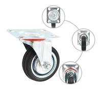 vidaXL 16 pcs. Roulettes pivotantes 75 mm