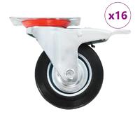 vidaXL 16 Roulettes pivotantes Ø100 mm