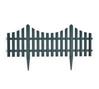 vidaXL 17x Bordures de Jardin Grillage Frontalière de Pelouse Gazon Bord