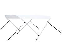 vidaXL 2-Bow Bimini Top blanc 150x120x110 cm