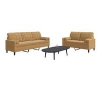 vidaXL Ensemble de canapés 2 pcs avec coussins velours