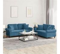 vidaXL Ensemble 2 pièces – Bleu
