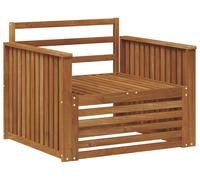 vidaXL : 2 fauteuils d'extérieur, couleur naturelle