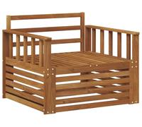 vidaXL : 2 fauteuils d'extérieur, couleur naturelle