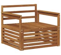 vidaXL : 2 fauteuils d'extérieur, couleur naturelle