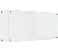 vidaXL : 2 panneaux de protection pour cuisine, transparents, 100 x 50 cm, en verre trempé