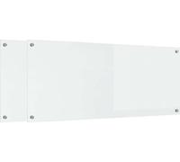 vidaXL : 2 panneaux de protection pour cuisine, transparents, 120 x 50 cm, en verre trempé