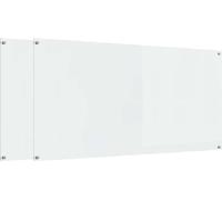 vidaXL : 2 panneaux de protection pour cuisine, transparents, 120 x 60 cm, en verre trempé