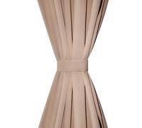 vidaXL 2 pcs. Crème Rideaux occultants avec tête fendue 135 x 245 cm