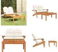 vidaXL 2 tlg. Garten Lounge Set Adirondack Massivholz Akazie - Garten Lounge Set - Garten Lounge Sets - Lounge Set - Gartenmöbel Set