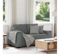 vidaXL 2-zitsbank 120 cm stof donkergrijs4105157 Gris G
