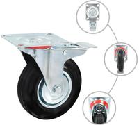vidaXL 24 pcs. Roues pivotantes 125 mm