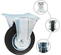 vidaXL 24 pcs. roulettes fixes 100 mm