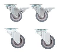 vidaXL 24 pcs Roulettes pivotantes 50 mm