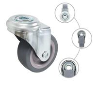 vidaXL 24 pcs. Roulettes pivotantes avec trou d'axe 50 mm