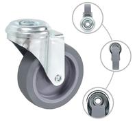 vidaXL 24 pcs. Roulettes pivotantes avec trou d'axe 75 mm