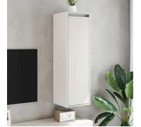 vidaXL Armoires murales 2 pcs Blanc 30x30x100 cm Bois de pin massif