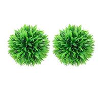 vidaXL 2X Boules de Buis Artificielles Fausse Plante Jardinière Décoration Florale Plante Artificielle Paysage de Jardin Extérieur 20 cm