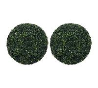 vidaXL 2X Boules de Buis Artificielles Fausse Plante Jardinière Décoration Florale Plante Artificielle Paysage de Jardin Extérieur 52 cm