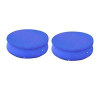 vidaXL 2X Couvertures de Piscines Rondes Hors Sol Bâches Housses de Protection Bâches de Sécurité Accessoire de Piscine Extérieur 450-457 cm
