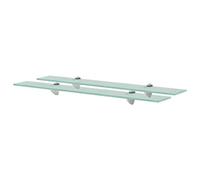 vidaXL Étagères murales flottantes 2 pcs Verre 70x20 cm 8 mm